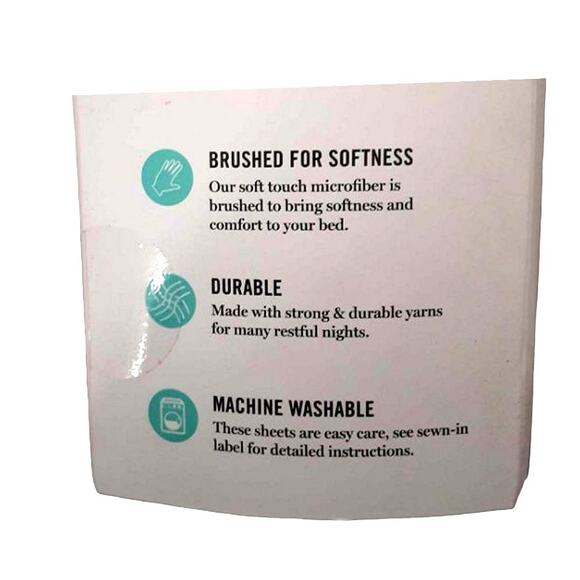 6-PC KING Microfiber Gray / Grey Sheet Set 1 Fitted & Flat & 4 Pillow Cases - Picture 7 of 9